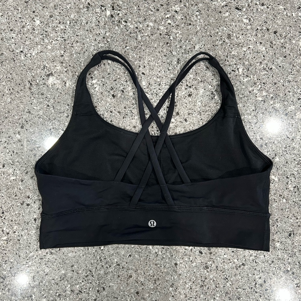lululemon athletica Black Strappy Sports Bra